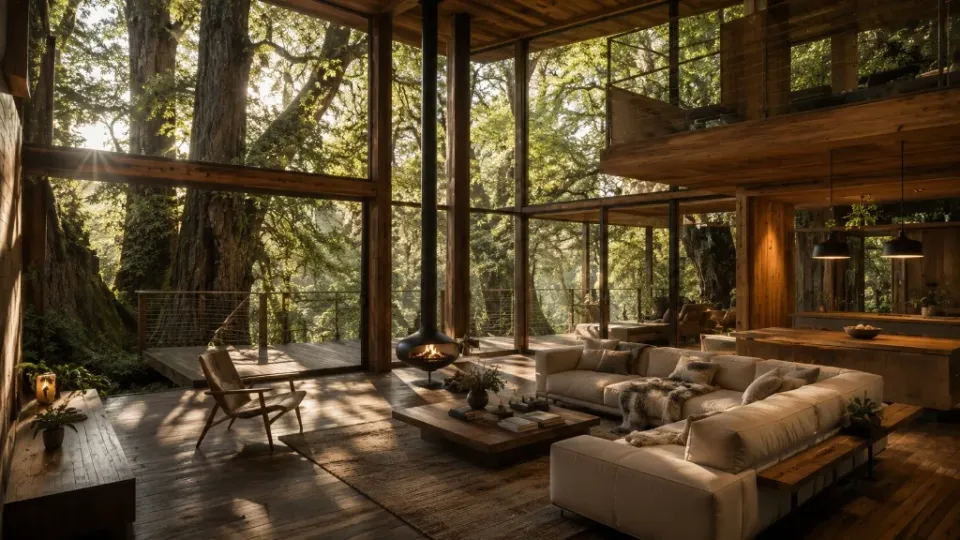 Cabaña Algarrobo — interior